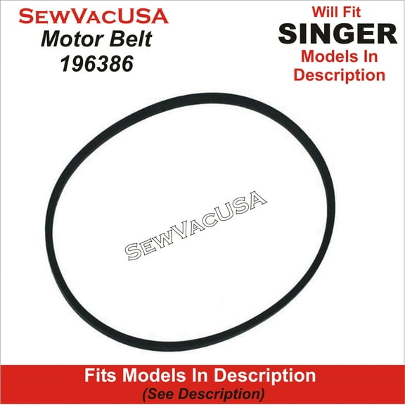 Singer Compatible 14 Inch Motor Belt 196386 See Description For Model List