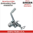 thumbnail image 1 of Singer Compatible Darning & Embroidery Foot 416436701 Fits Quantum Futura Models, 1 of 2
