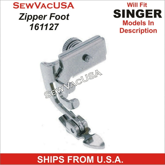 Singer Compatible Featherweight 221 & 222 Zipper Foot 161127