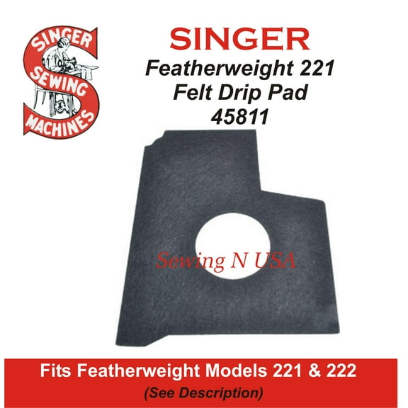 Singer Compatible Featherweight 221 Felt Drip Pad 45811