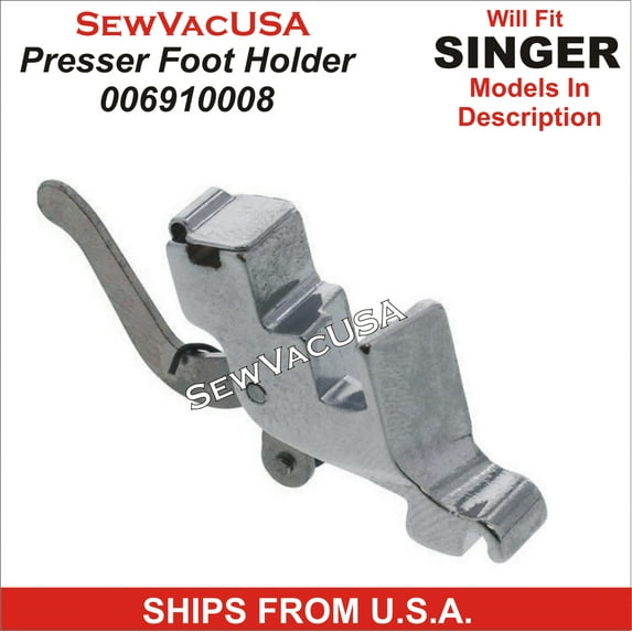 Singer Compatible Presser Foot Holder 006910008 Fits Simple Models In Description