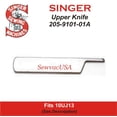 thumbnail image 1 of Singer Compatible Upper Serger Knife 205910101A Fits 10UJ13 Also Fits Babylock & Simplicity, 1 of 1