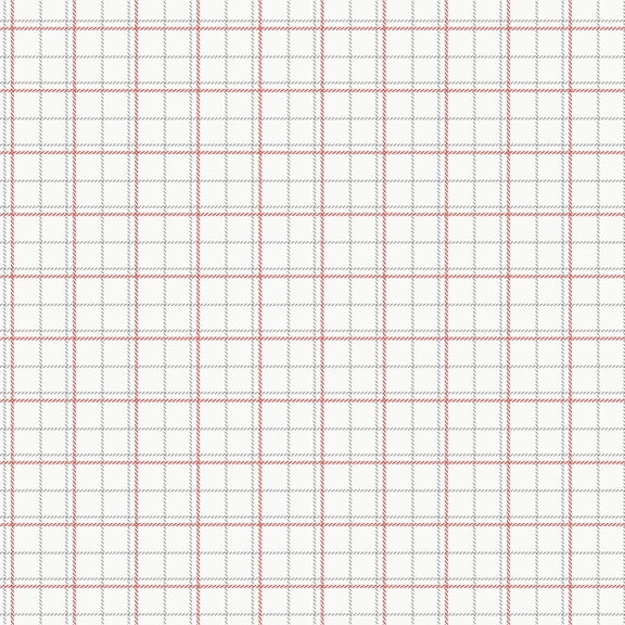 Singer Cotton Print Fabric, 100% Cotton, 1 Yard Precut, Penguins Plaid