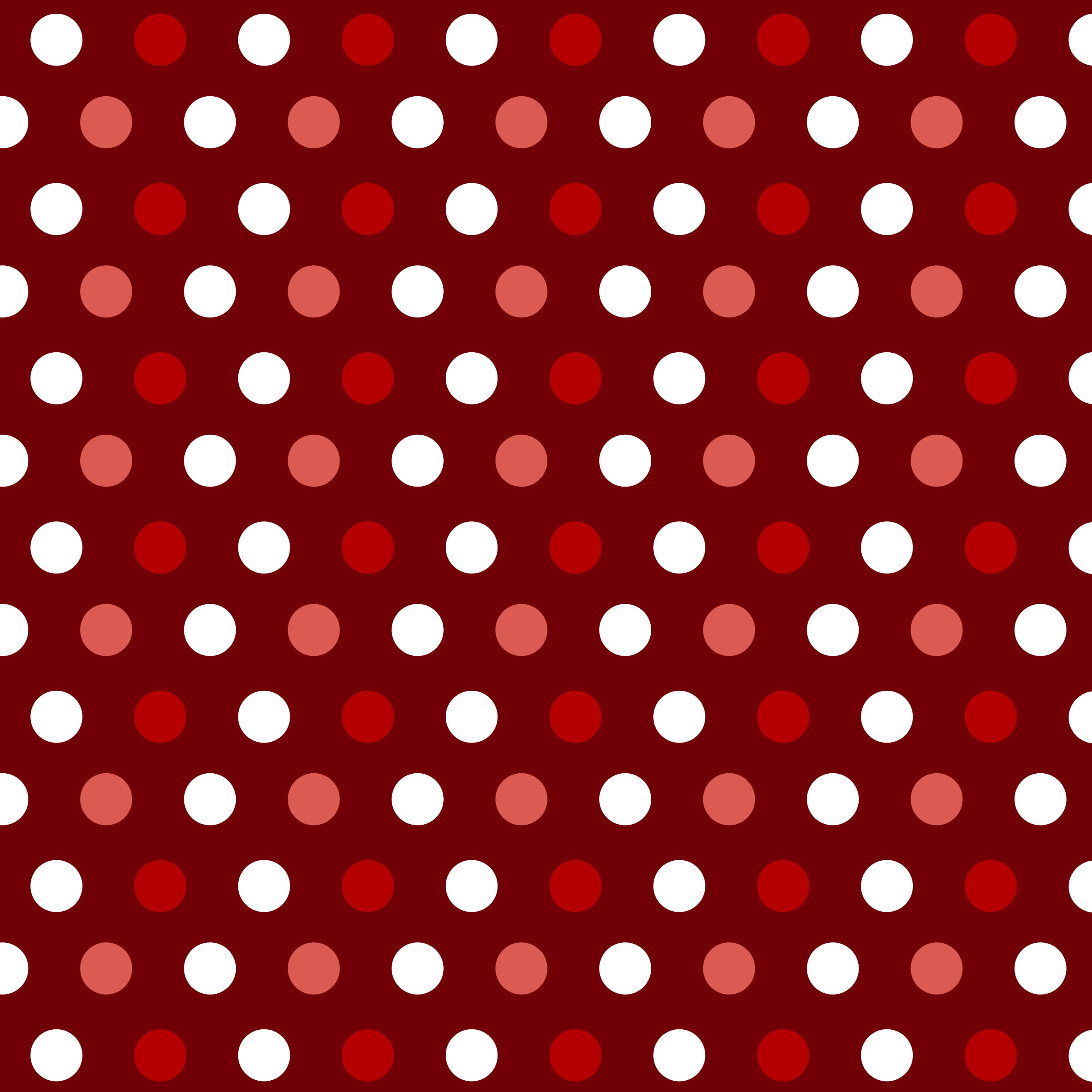 Singer Cotton Print Fabric, 100% Cotton, 1 Yard Precut, Red and White Dots