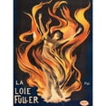 thumbnail image 1 of Singer Dancer Ada Thompson Flames Fire Advert Extra Large Art Print Wall Mural Poster Premium XL, 1 of 3