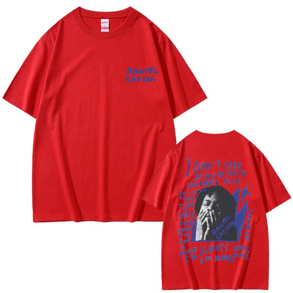 Singer Daniel Caesar Never Enough Always Graphic Print Tshirt Male Fashion Casual T-shirt Men Women's Hip Hop Oversized T Shirts