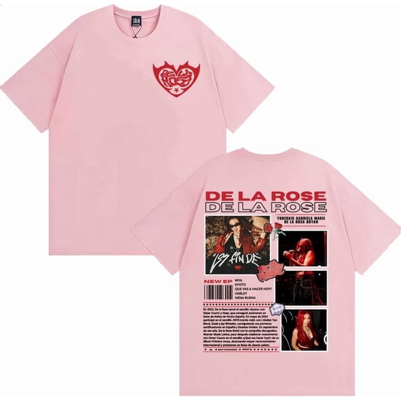 Singer Dela Rose Album Tour 2025 Merch T Shirts Harajuku Fashion Trending Street T-shirt Men Women Casual O-Neck Comfort T Shirt