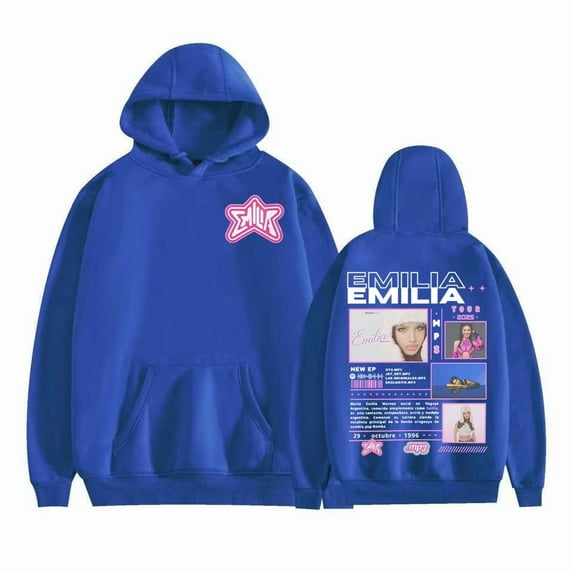 Singer Emilia Mernes 2025 MP3 tour cover sweatshirt, sports hoodie, casual comfortable warm jacket