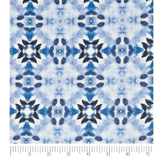 Singer Fabric, 100% Cotton, China Blue Batiks, Cut by the Yard