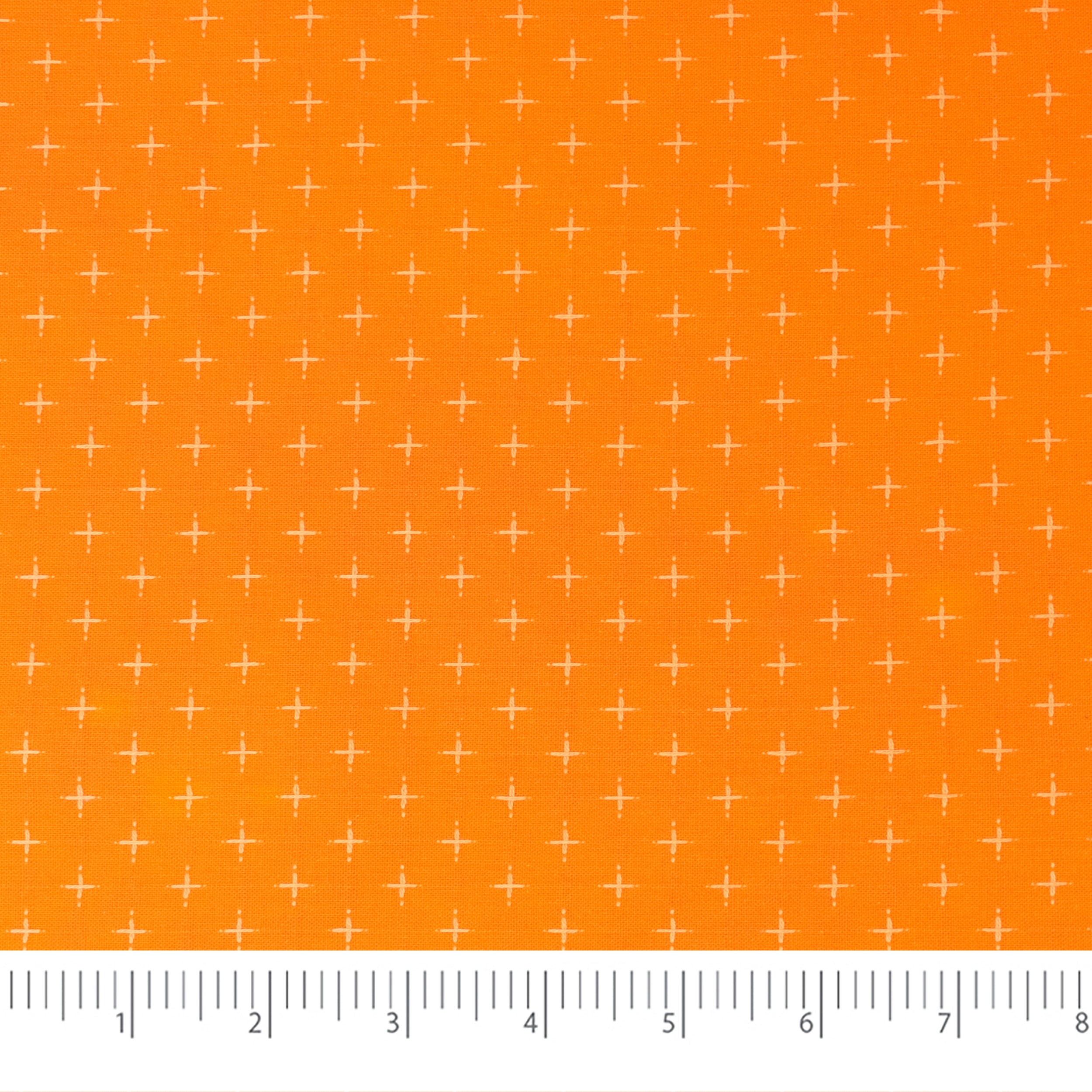 Singer Fabric, 100% Cotton, Sewing & Crafting, 44" Wide, Embroidery Fabric, Orange, Cut by Yard