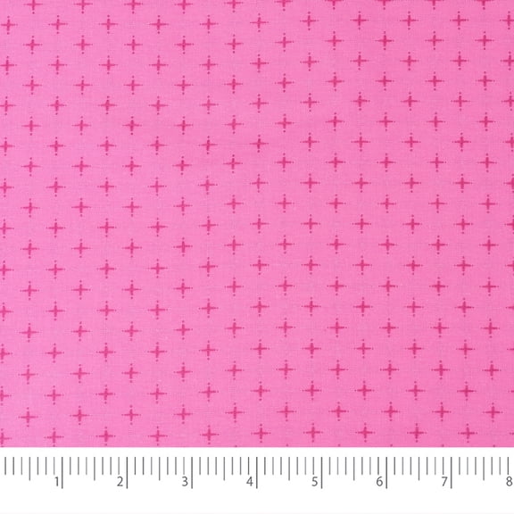 Singer Fabric, 100% Cotton, Sewing & Crafting, 44" Wide, Embroidery Fabric, Pink, Cut by Yard