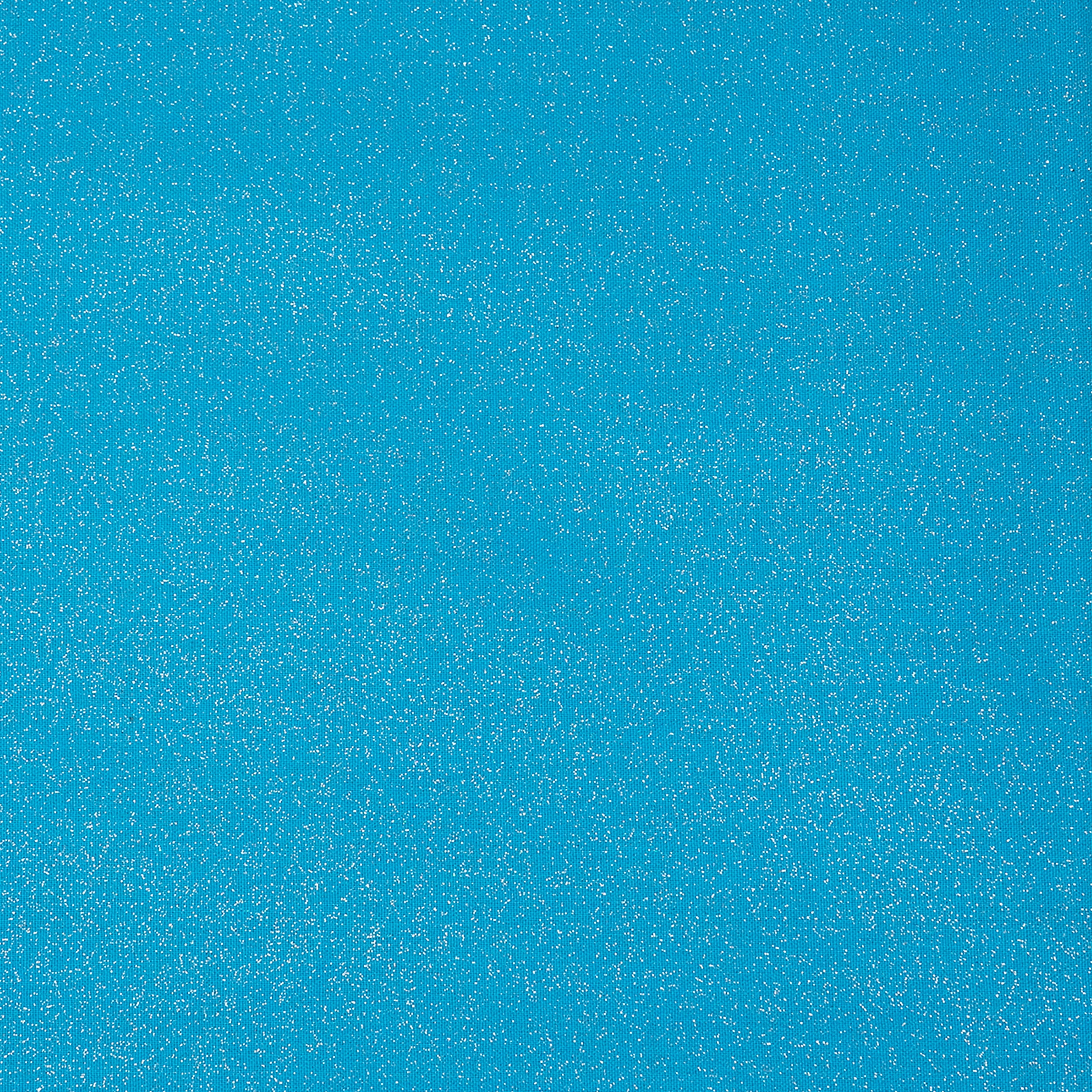 Singer Fabric, 100% Cotton, Sewing & Crafting, 44" Wide, Solid Teal Glitter, Cut by Yard