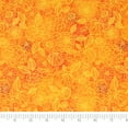 thumbnail image 1 of Singer Fabric, 100% Cotton, Sewing & Crafting, 44" Wide, Tonal Floral Orange, Cut by Yard, 1 of 3