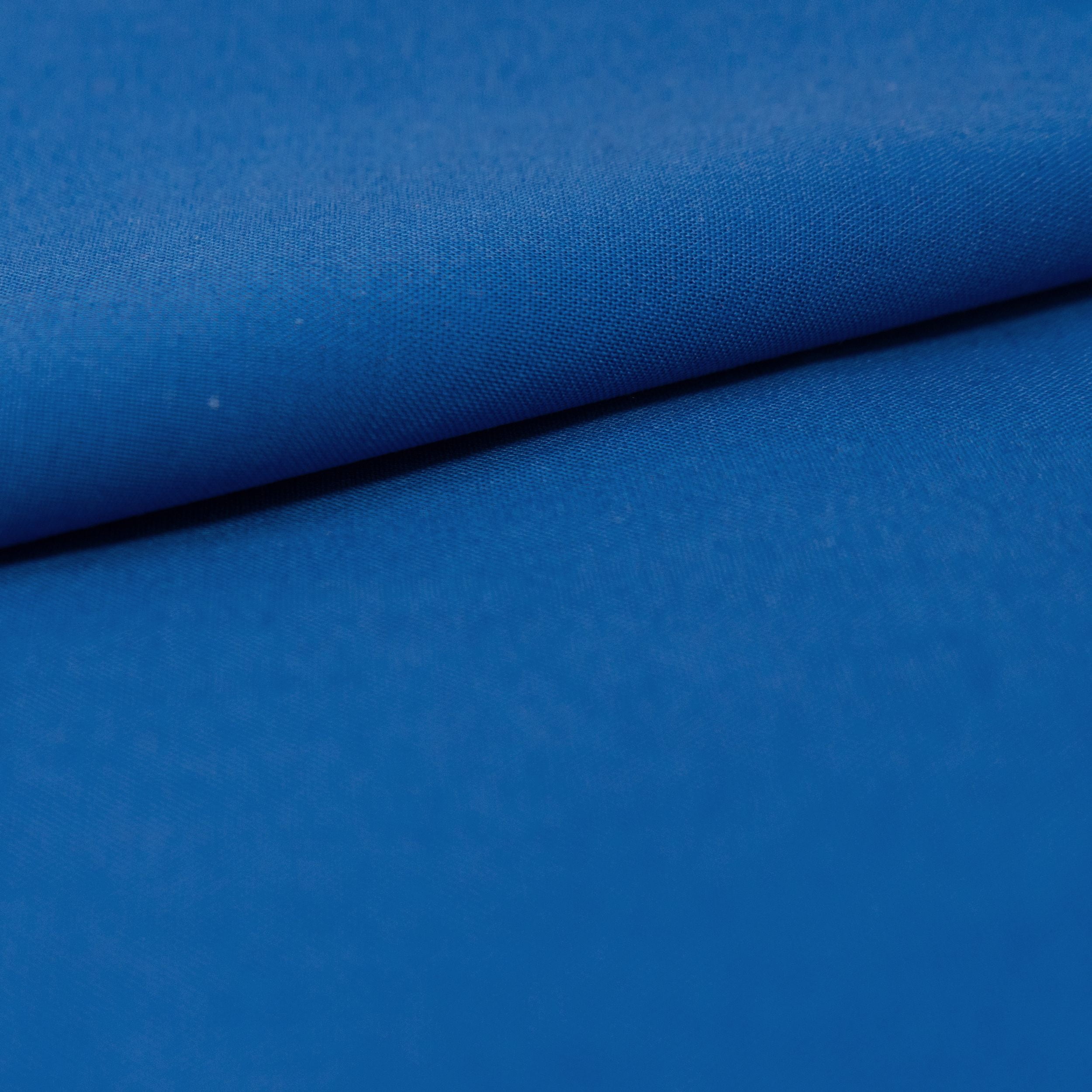 Singer Fabrics - 100% Cotton, Craft Quilting, 44" X 8 Yards Cut, By Bolt, Solid Classic Blue Fabric, Precut Fabric