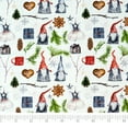thumbnail image 1 of Singer Fabrics, 100% Cotton, Craft Quilting, 44" x 8 yards cut, Christmas Gnome Ornament, Precut Fabric, 1 of 2