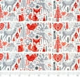 thumbnail image 1 of Singer Fabrics, 100% Cotton, Craft Quilting, 44" x 8 yards cut, Modern Scandinavian Christmas Deer, Precut Fabric, 1 of 6
