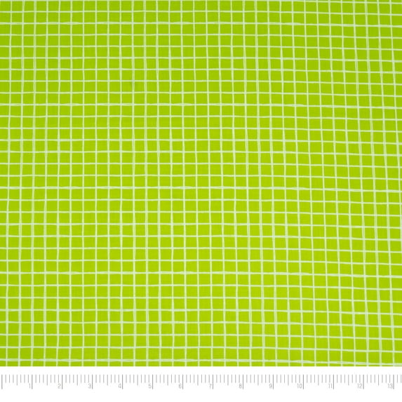 Singer Fabrics, 100% Cotton Print, Craft Quilting, 44 Inch, Green Plaid, 3 Yard Precut