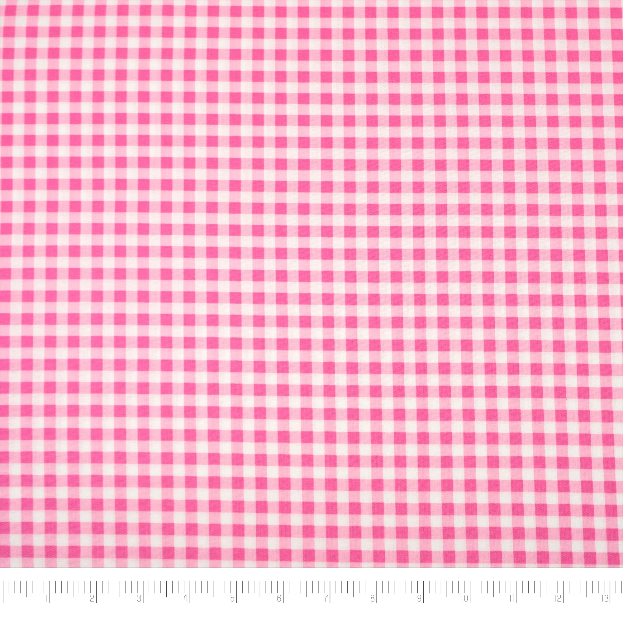 Singer Fabrics, 100% Cotton Print, Craft Quilting, 44 Inch, Pink Gingham Check, 5 Yard Precut