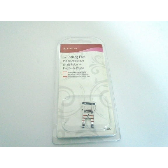Singer Genuine 1/4 Piecing Foot For Most Low Shank Snap On Singer Brother Babylock,Janome,Kenmore,White,Juki... Sewing Machines #2500267