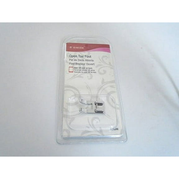 Singer Genuine Open Toe Foot For Most Low Shank Sewing Machines #2500266,  5011-24