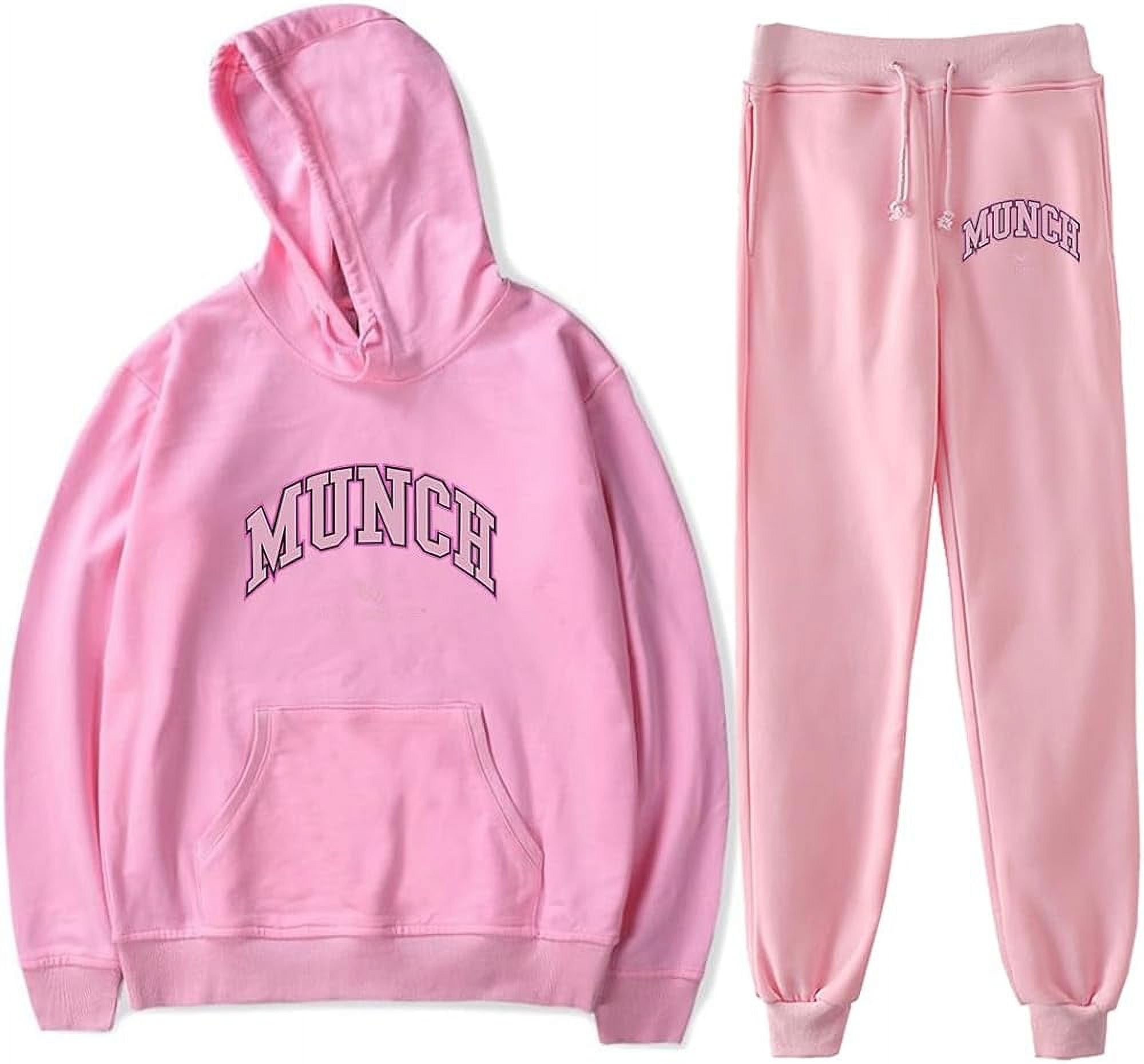 Singer Ice Spice Munch Mercch Hoodie & Pant Sets Unisex Two Pieces Suit ...