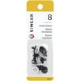 thumbnail image 1 of Singer Instant Buttons 8/Pkg-White, 1 of 5