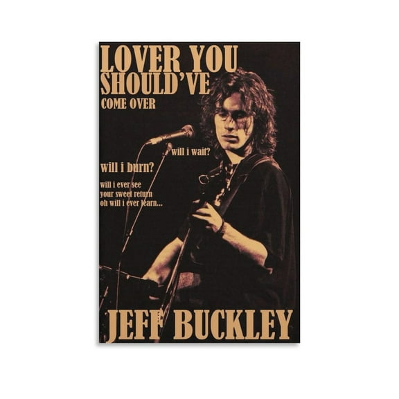 Singer Jeff Buckley Poster (20) Canvas Wall Art Prints Poster Gifts Photo Picture Painting Posters Room Decor Home Decorative 20x30inch(50x75cm)