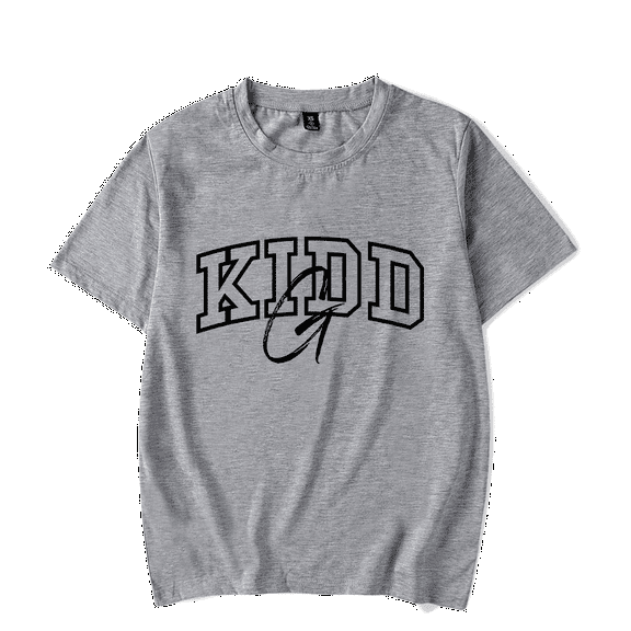 Singer Kidd G Merch Classic Logo T-Shirts Casual Short Sleeve T Shirts For Men Women Fans Rapper Unisex Summer Top Tees