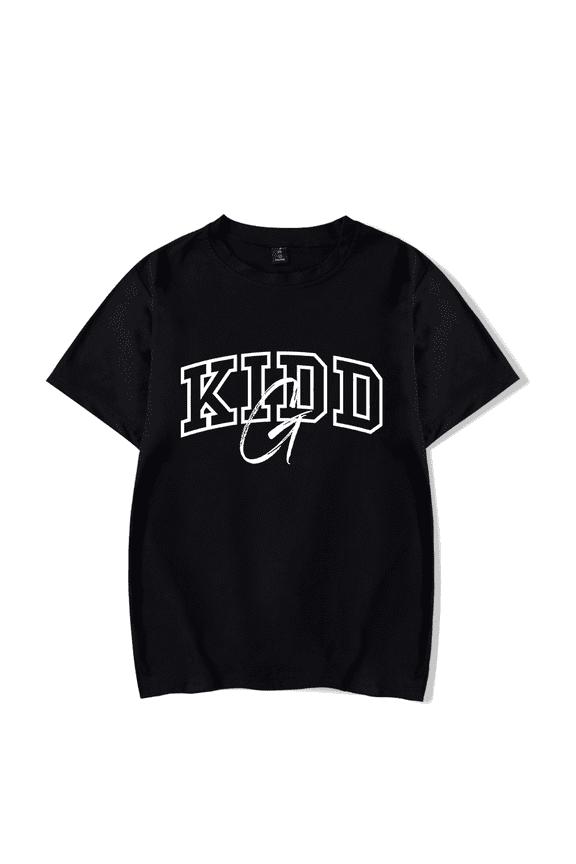 Singer Kidd G Merch Classic Logo T-Shirts Casual Short Sleeve T Shirts For Men Women Fans Rapper Unisex Summer Top Tees