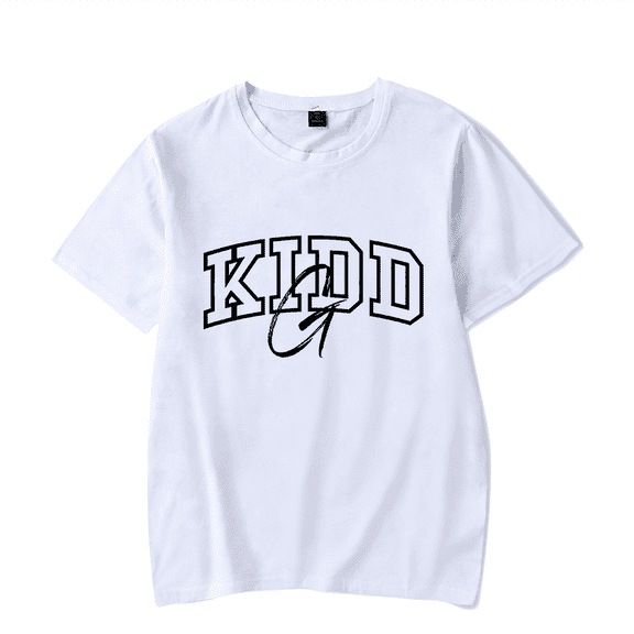 Singer Kidd G Merch Classic Logo T-Shirts Casual Short Sleeve T Shirts For Men Women Fans Rapper Unisex Summer Top Tees