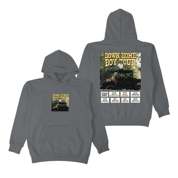 Singer Kidd G Merch Hoodie Down Home Boy Tour Hoodies Sweatshirt Long Sleeve Sweatshirt For Men Women Fans Pullover