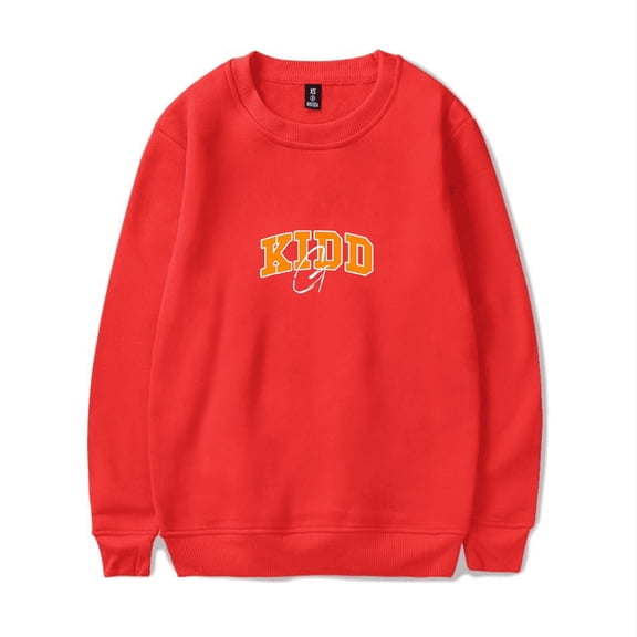 Singer Kidd G Merch Long Sleeve Classic Orange Logo Sweatshirt Men Women Crewneck