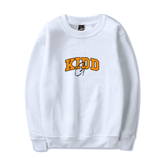 Singer Kidd G Merch Long Sleeve Classic Orange Logo Sweatshirt Men Women Crewneck