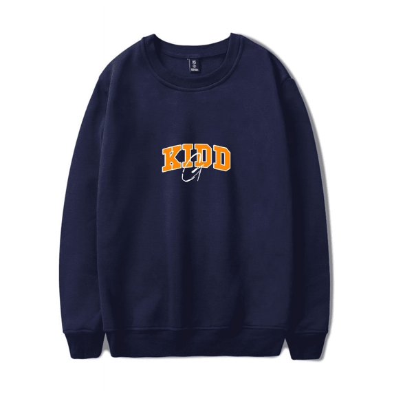 Singer Kidd G Merch Long Sleeve Classic Orange Logo Sweatshirt Men Women Crewneck
