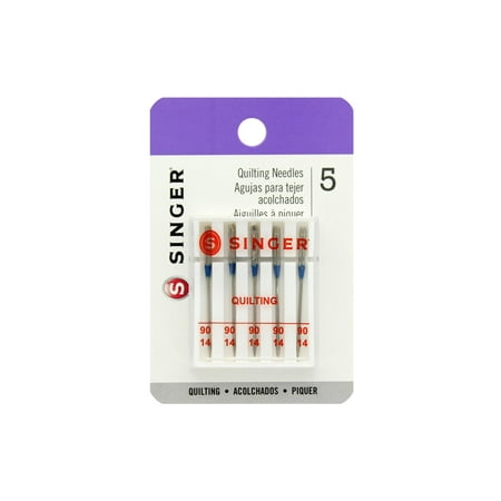 Singer Quilting Machine Needles 5/Pkg-Size 90