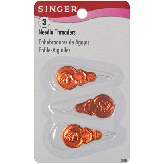 Singer Metal Needle Threaders-3/Pkg