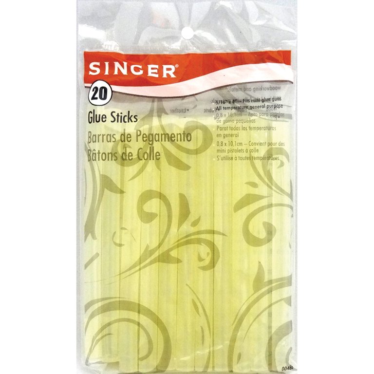 Translucent Mini Glue Sticks-.27X4 15/Pkg Assorted Colors - 018239356164