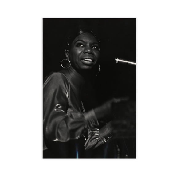 Singer Nina Simone, Jazz Celebrity Poster Posters for Entertainment Room Decoration Gifts