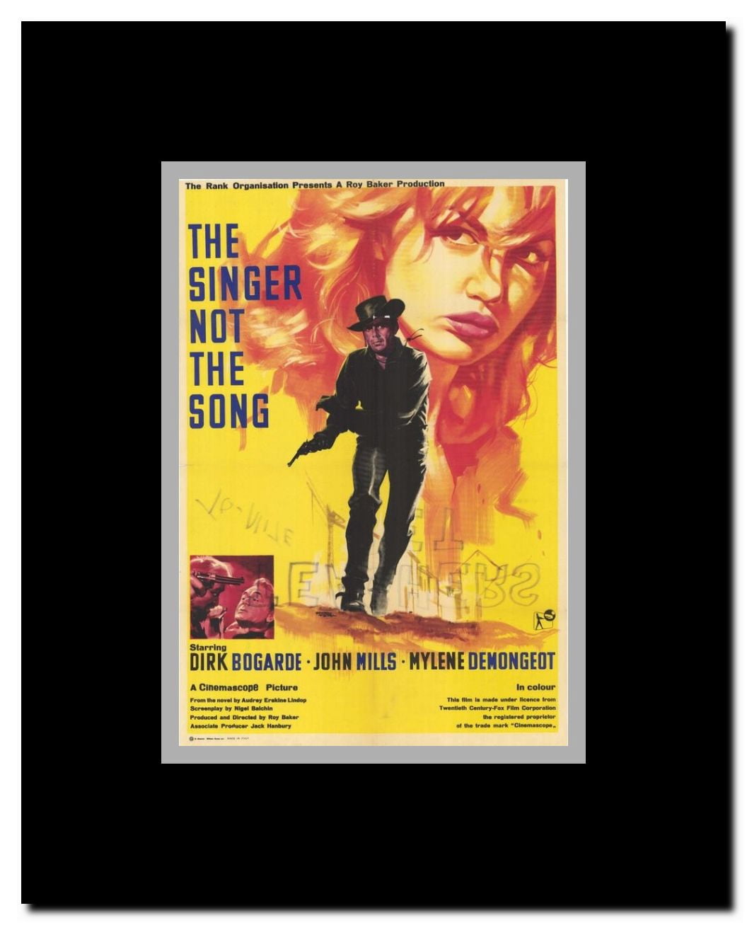 Singer Not The Song Framed Movie Poster