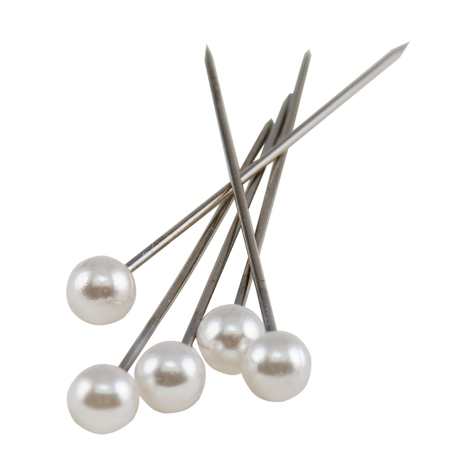 Tiny Glass Pearl Head Pins – Dark Red – Set of 10 – The Ornament Girl's  Market