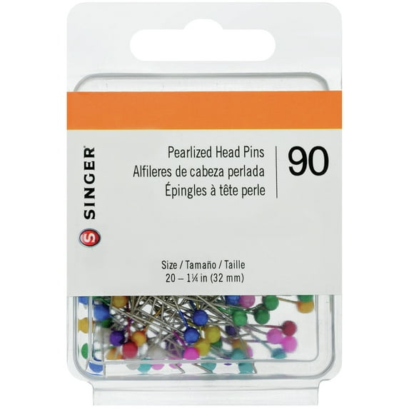 Singer Pearlized Straight Pins-Size 20 90/Pkg