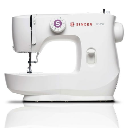 Singer Portable Sewing Machine with LED Lighting and Accessories, White