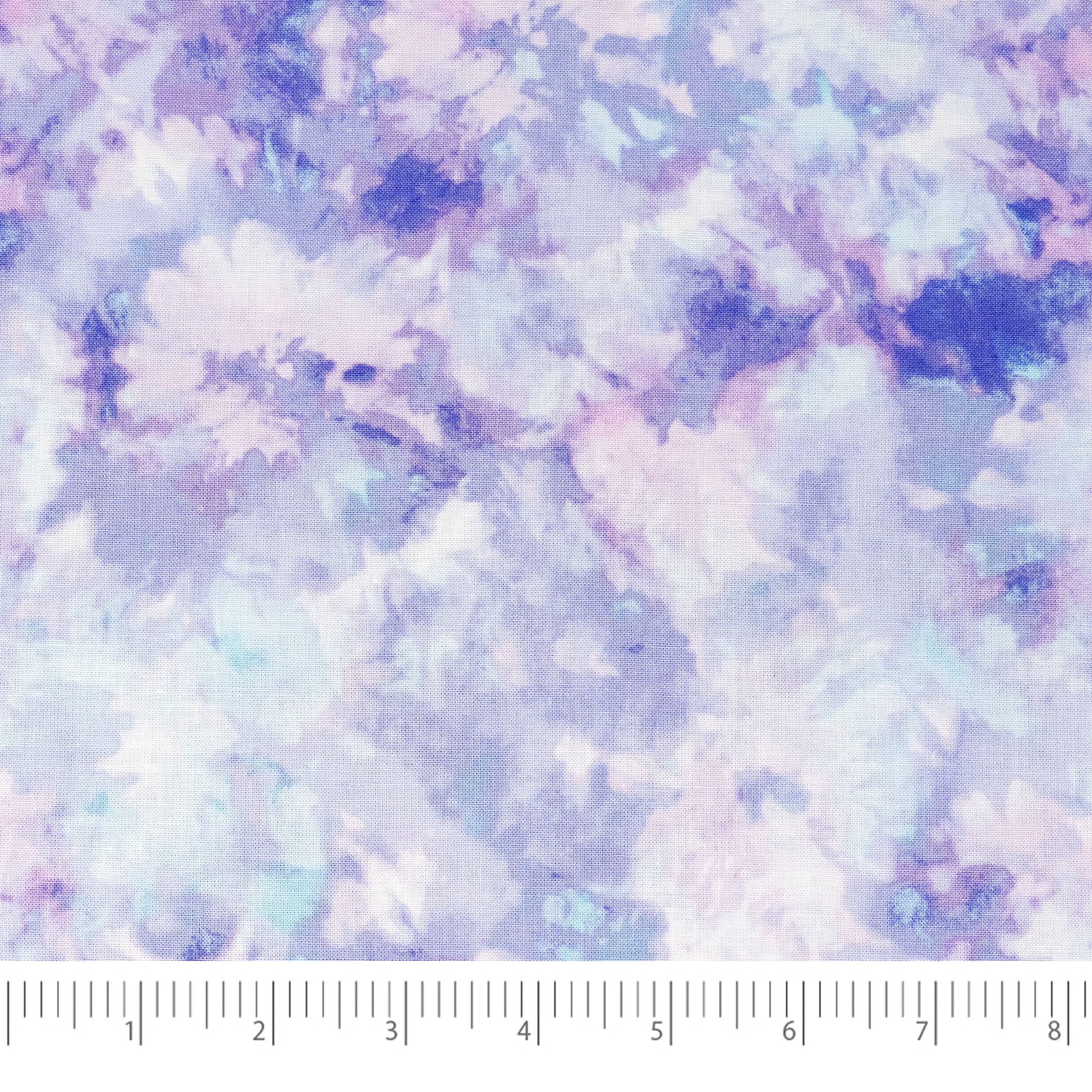 Singer Print Fabric, 100% Premium Cotton, Quilt Sewing, 44 inch, Purple Pink Blender , Cut by Yard