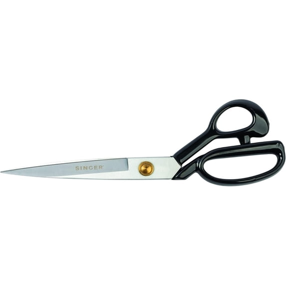 SINGER 12-Inch Tailor Scissors, Chrome-Plated Blades and Rubber-Coated Handles