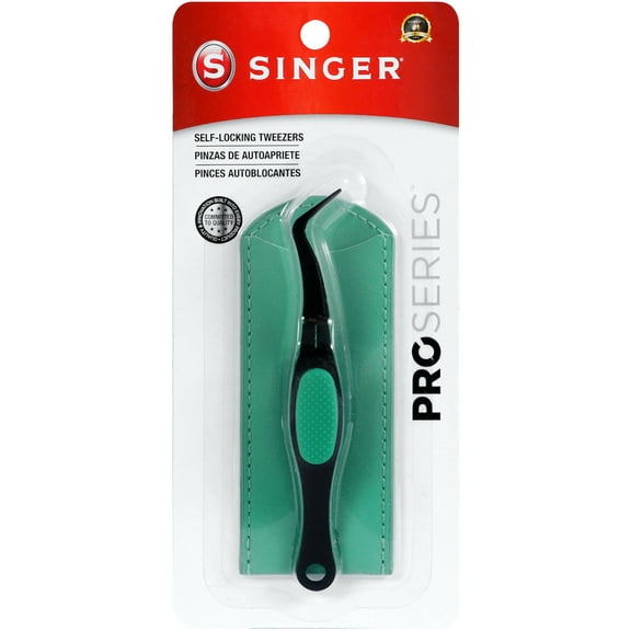 Singer Pro Series Self Locking Tweezer-W/ Sleeve