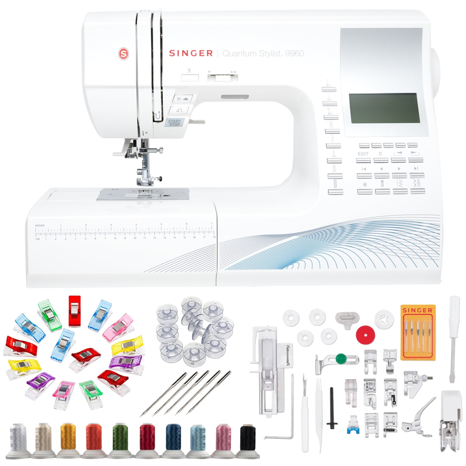 Singer Quantum Stylist 9960 Sewing Machine with Exclusive Bonus Bundle