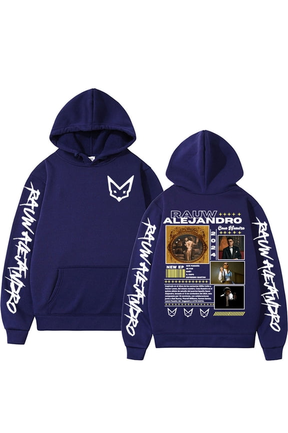 Singer Rauw Alejandro Cosa Nuestra Tour Merch Hoodies Men Women Casual Comfort Oversized Hoodie Hip Hop Style Fashion Sweatshirt