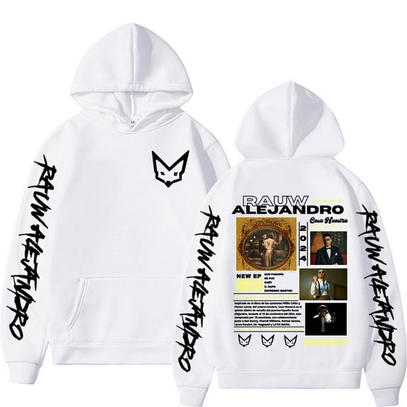 Singer Rauw Alejandro Cosa Nuestra Tour Merch Hoodies Men Women Casual Comfort Oversized Hoodie Hip Hop Style Fashion Sweatshirt