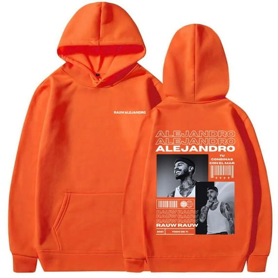 Singer Rauw Alejandro Todo De Ti Album Print Hoodie Man Fashion Vintage Streetwear Men Hip Hop Oversized Sweatshirt Male Hoodies