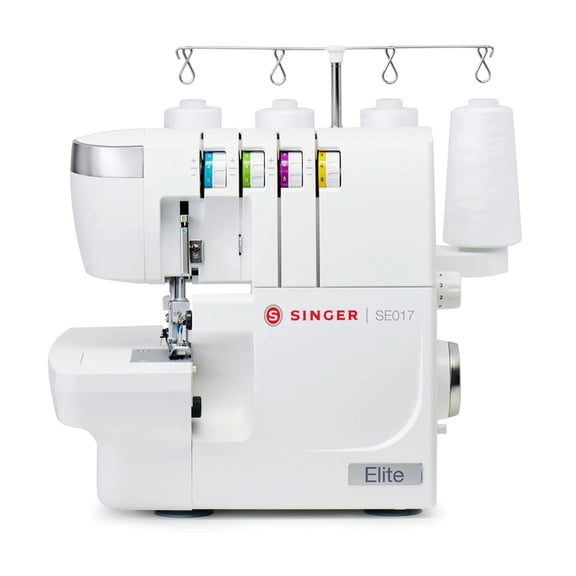 Singer SE017 Elite 4-Thread Serger Machine  High-Speed, Easy Threading, Durable